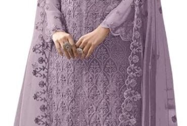 Net Embroidered Ethnic Party/Wedding Wear Salwar Kameez Salwar Suit For Women