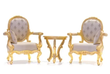 Oval Gold Chairs – Add Elegance and Style to Your Space
