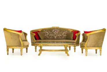 Victorian Gold Sofa Set – Price and Specification