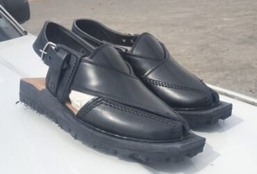 Double Sole Black Pure Leather Norozi Shoes Quality, Style, and Comfort