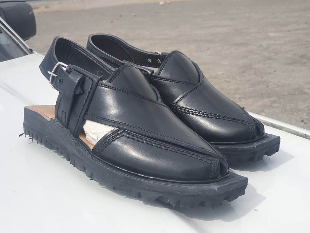 Double Sole Black Pure Leather Norozi Shoes Quality, Style, and Comfort