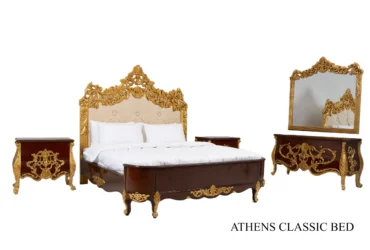 Athen Classic Bed – A Perfect Blend of Comfort and Elegance