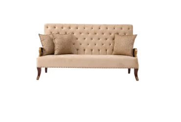 Carved Arm Sofa – A Timeless Piece of Elegance
