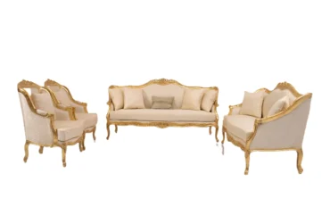 Classic Rose Sofa Golden – The Perfect Blend of Elegance and Comfort