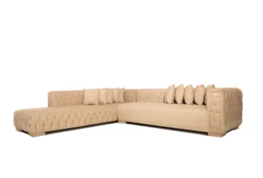 Quilted L Shape Sofa – Comfort and Style Combined