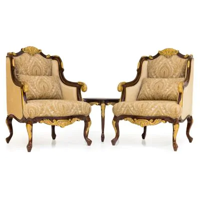 Roman Wing Chair – A Perfect Blend of Style and Comfort