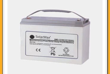 “The SOLARMAX SM-G/D12100 12V 100Ah Deep Cycle Battery Reliable Power Storage Solution”