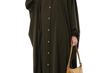 Introducing the Front Open Classic Nida Matte Kaftan Abaya Timeless Elegance and Modesty Combined