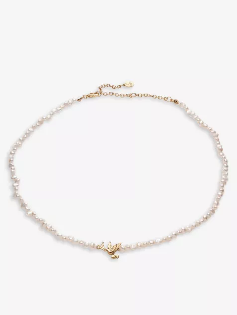 The Elegance of Plated Remelted Brass, Pearl, and Glass Necklaces A Timeless Accessory