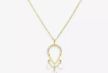 Gold and 0.38ct Diamond Pendant Necklace Price and Specifications