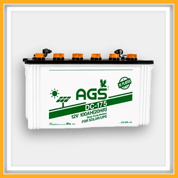 Atlas Battery 12V 100Ah (20hr) DC-175 A Reliable Power Solution for Various Applications