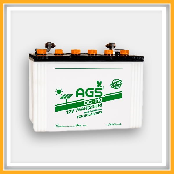 “Atlas Battery 12V 75Ah(20hr) DC-110 Price and Specifications Overview”