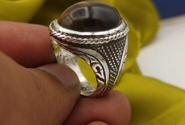 The Timeless Elegance of Antique Men’s Tiger Eye Rings Handmade Turkish Design Silver Rings