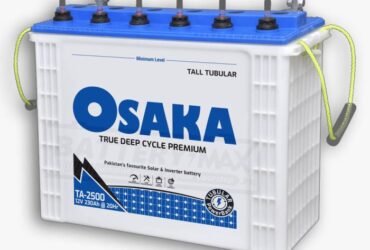 Osaka TA-2500 Tubular Battery Reliable Power Solution for Homes and Businesses