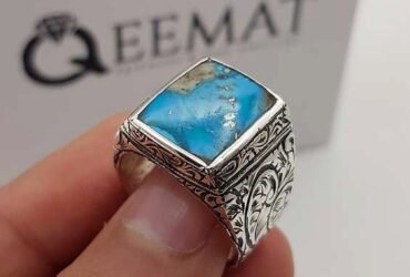 The Timeless Appeal of Vintage Turquoise Sterling Silver Rings for Men A Guide to Natural Square Stone Designs