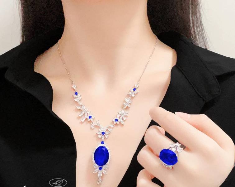 Exploring the Elegance of Blue Zircon Jewelry Necklace, Earrings, and Ring Sets